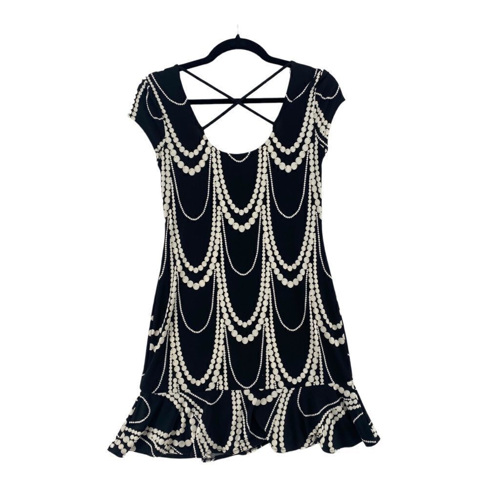 White House Black Market XXS Pearl Dress with Pearl Embellishments Dress